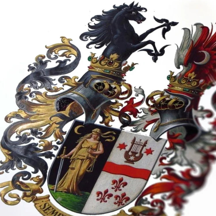 The Heritage Ring - Personalized Engraved Coat of Arms Ring